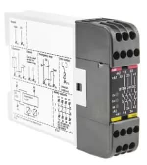 Abb 2Tla010033R0000 Relay, Safety, 3No, 1Nc, 250Vac, 6A