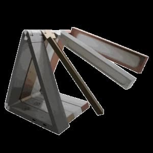 Greenhall Lighting Prism Adjustable Colour Temperature Triangular Desk Lamp - Gold