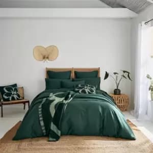 Ted Baker Plain Dye Cotton Duvet Cover - Green
