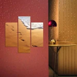 3MDF-015 Multicolor Decorative MDF Painting (3 Pieces)