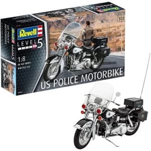 US Police Motorbike 1:8 Revell Model Kit