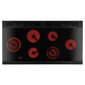 Rangemaster CDL110ECCB/C CLASSIC DELUXE 110cm Ceramic Cooker, Charcoal Black