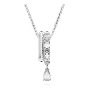 Mixed Cuts White Rhodium Plated Dextera Pendant 5671819