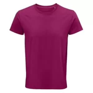 SOLS Mens Crusader Organic T-Shirt (M) (Fuchsia)