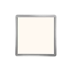 Oja Square 29cm LED Dimmable Panel Chrome, 3000/4000K