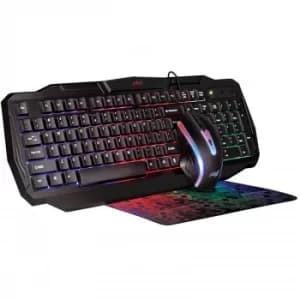 Slayer 3 in 1 Pro Gaming Kit Keyboard, Mouse and Mousepad