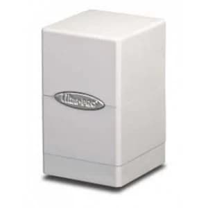Ultra Pro White Satin Tower Deck Box