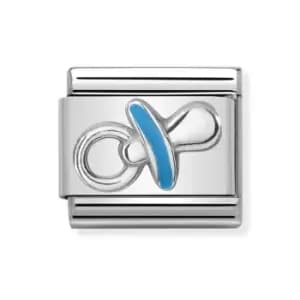 Nomination Classic Silver Blue Dummy Charm