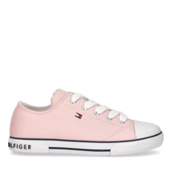 Tommy Hilfiger Vincent Low Canvas Trainers Junior - Pink