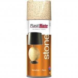 Plastikote Fleckstone Spray Paint Alabaster 400ml
