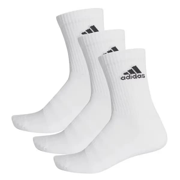 adidas Crew Socks 3 Pack Womens 6.5-8 Black 41249903050