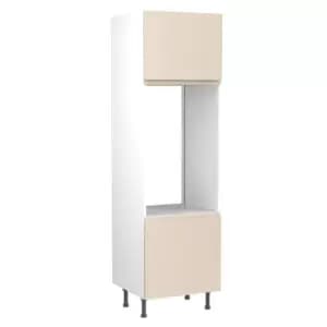 KitchenKIT J-Pull 60cm Double Oven Unit- Gloss Cashmere