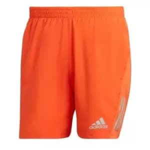 adidas Own the Run Shorts Mens - Semi Impact Orange / Reflectiv
