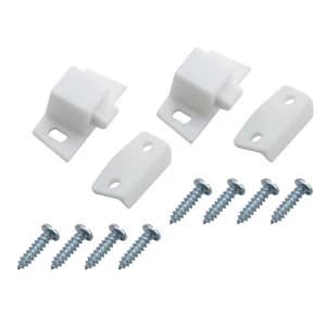 BQ White Cupboard Catch Pack of 2