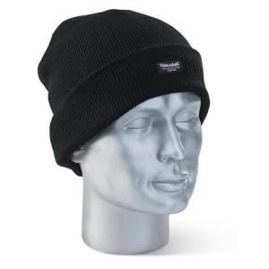 Click Workwear Thinsulate Beenie Hat Black Ref THHBL Pack 10 Up to 3