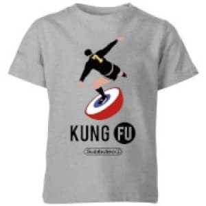 Subbuteo Kung Fu Kids T-Shirt - Grey - 11-12 Years
