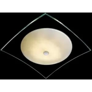 Italux Torino Modern 2 Light Flush Ceiling Light, G9