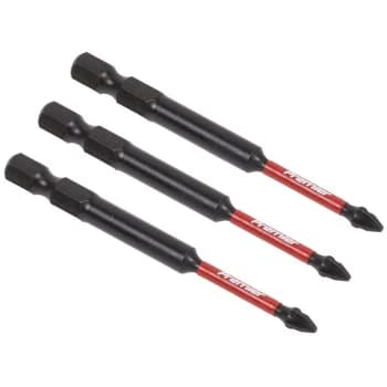 Sealey AK8257 Pozi #1 Impact Power Tool Bits 75mm - 3pc