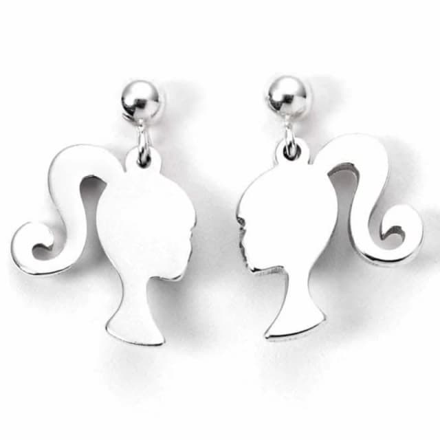 Sterling Silver Silhouette Stud Earrings BMSE0024