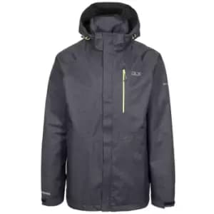Trespass Mens Dupree Waterproof Jacket (S) (Black Marl)
