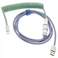 Ducky Premicord Iris spiral cable, USB type C to type A - 1.8m (DKCC-IRCNC1)