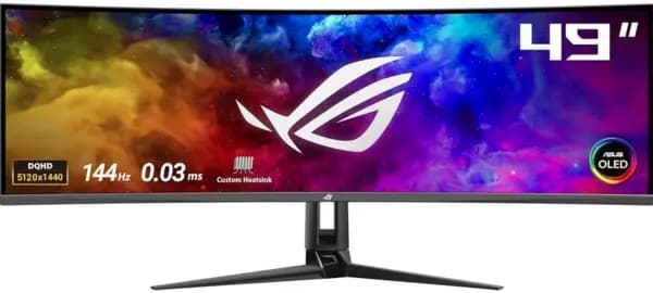 ASUS ROG Swift 49" PG49WCD WideScreen Quad HD Curved Gaming OLED Monitor