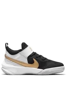 Nike Team Hustle D 10 Trainer - Black/Gold, Size 10
