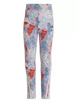 adidas Sportswear Girs Kids Disney Moana Legging - Pink Multi, Pink Multi, Size 7-8 Years