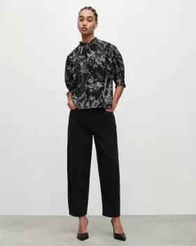 AllSaints Emery Aurelia Floral Print Top