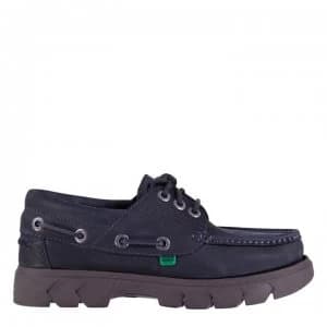 Kickers Lennon Boat Shoes - Lthr Dark Blue