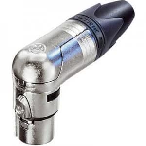 Neutrik NC3FRX XLR connector Socket, right angle Number of pins: 3 Silver