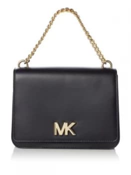 Michael Kors Mott long chain swag shoulder bag Black