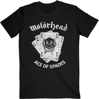 Motorhead - Flat War Pig Aces Unisex Small T-Shirt - Black