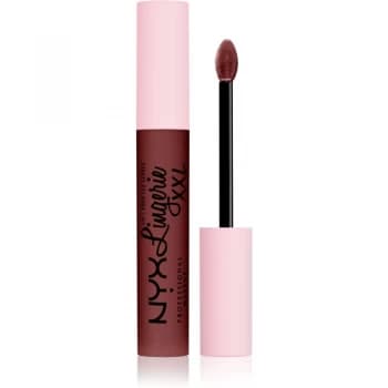 NYX Professional Makeup Lip Lingerie XXL Matte Liquid Lipstick Shade 09 - Deep mesh 4ml