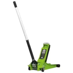 Sealey 2001LEHV Trolley Jack 2.25tonne Low Entry Rocket Lift Hi-Vi...