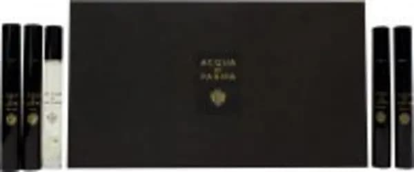 Acqua di Parma Signatures Of The Sun Gift Set 7ml Leather Eau de Parfum + 7ml Oud Eau de Parfum + 7ml Osmanthus Eau de Parfum + 7ml Quercia Eau de par