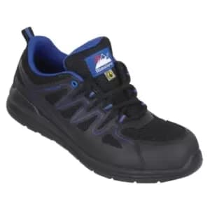 Himalayan 4333 Unisex Black Toe Capped Safety Trainers, UK 10.5, EU 45