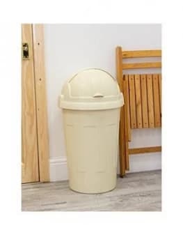 Wham Casa 50-Litre Bullet Bin - Cream