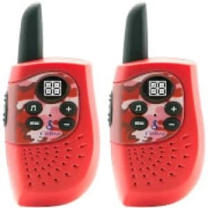 Cobra HM230 'Hero Series' Kids Compact Walkie Talkie with 3km Range and Power Saving Function - Red