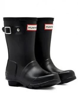 Hunter Original Kids Wellington Boots - Black, Size 1 Older