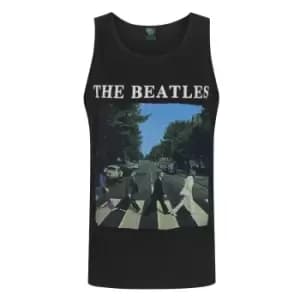 The Beatles Official Mens Abbey Road Vest (L) (Black)