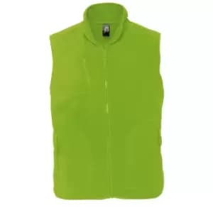 SOLS Norway Unisex Anti-Pill Fleece Bodywarmer / Gilet (L) (Lime)
