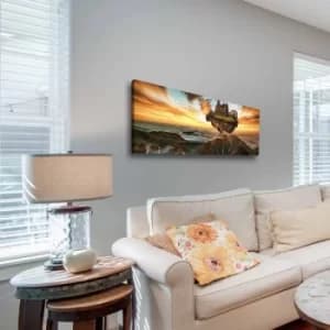 30902021C-021 Multicolor Decorative Canvas Painting