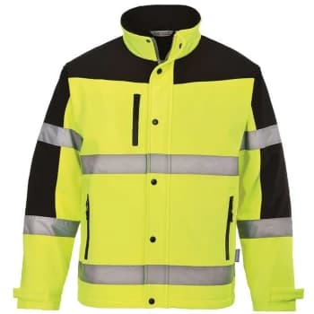 Portwest - S429YERL - sz L Two Tone Softshell Jacket (3L) - Yellow