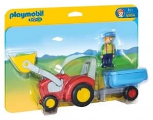 Playmobil 6964 123 Tractor with Trailer