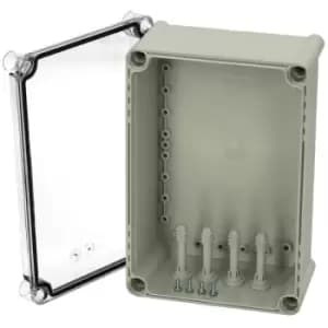 Fibox 5330060 PC 28x19x13cm T Enclosure, PC Transparent cover