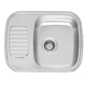 Single Bowl Inset Stainless Steel Kitchen Sink - Reginox