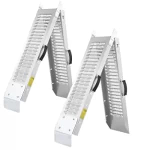 Heavy Duty Loading Ramp 2Pcs Set 400kg Foldable