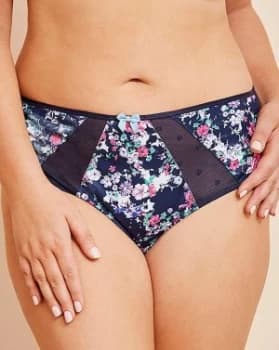 Sculptresse Candi Floral Print Briefs