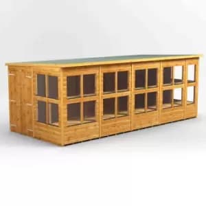 Power 18' x 8' Pent Double Door Potting Shed